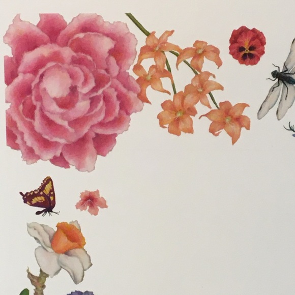 FLOWERED NOTE CARD Giclee print on premium paper - Picture 2 of 5